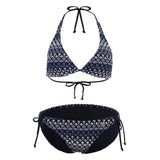 Patterned Bikini Set