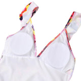 Summer Beach Deep V One Piece Swimsuit