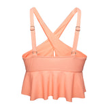 Ruffled Bandage Orange Bikini Set