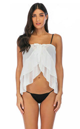 Bikini White Skirt Cover Up