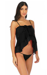 Bikini Black Skirt Cover Up