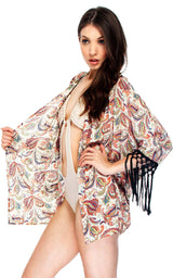 Paisley Cardigan Cover Up