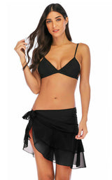 Bikini Black Skirt Cover Up