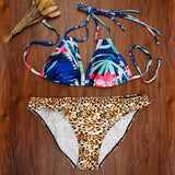 Leopard Print Bikini Set