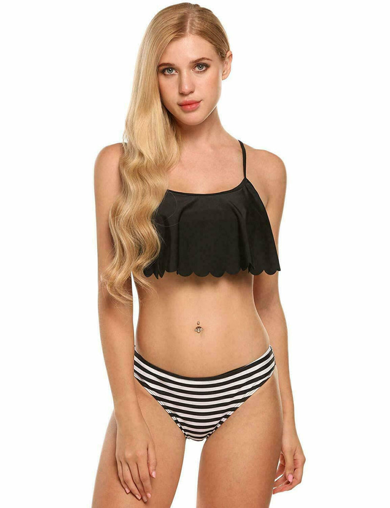 Striped Bikini Set