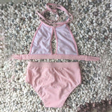 Pink High Waist Brazilian Swimsuit