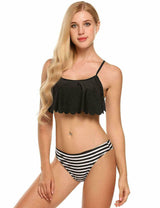 Striped Bikini Set