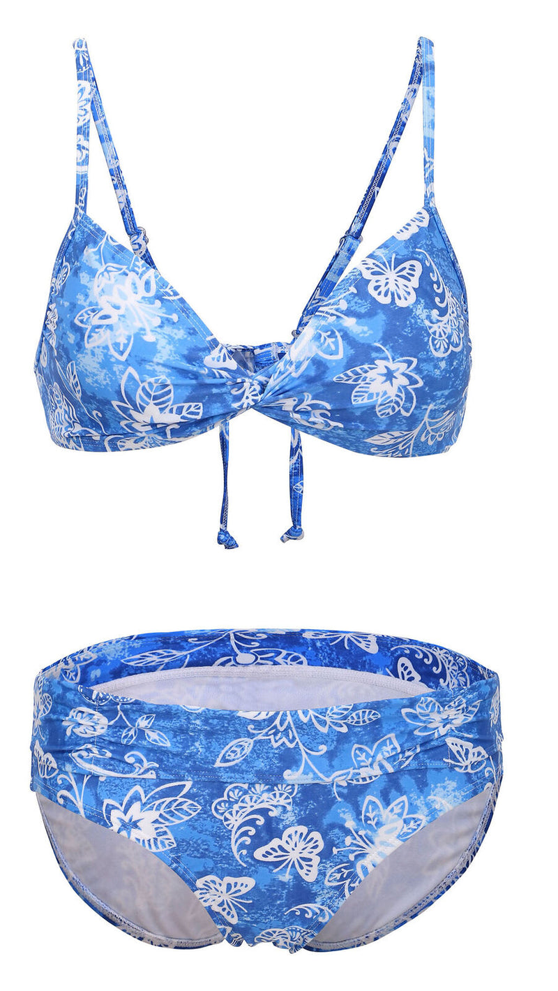 Printed Butterfly Bikini Set