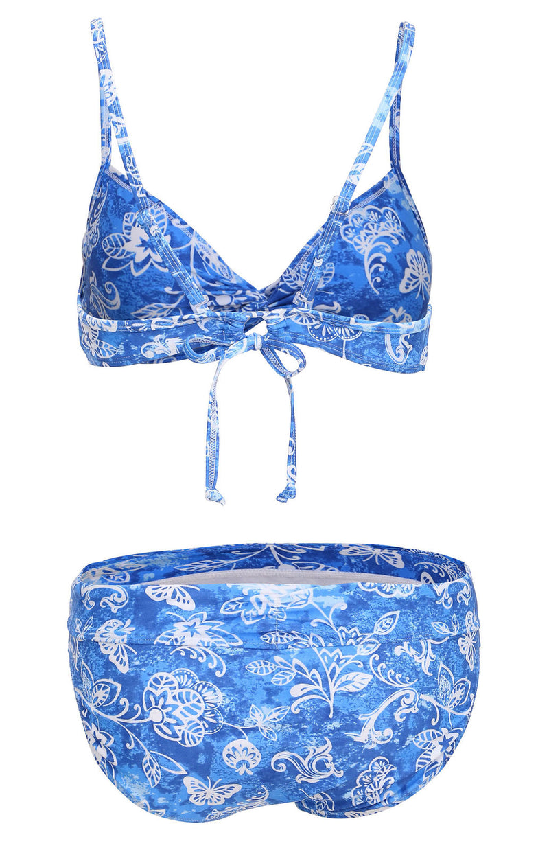 Printed Butterfly Bikini Set