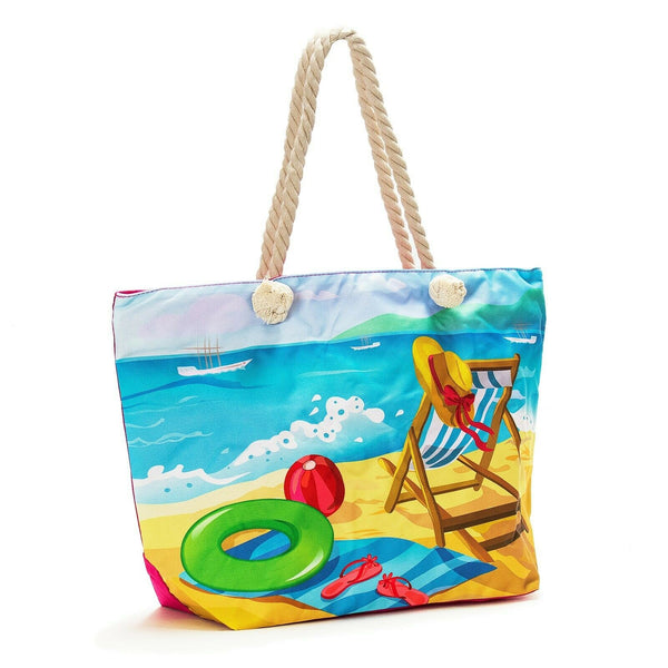 Beach Bag D with Zipper