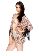 Paisley Cardigan Cover Up