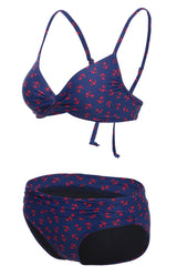 Printed Anchor Bikini Set