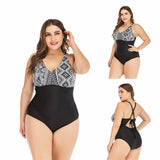 Plus Size Printed Monokini