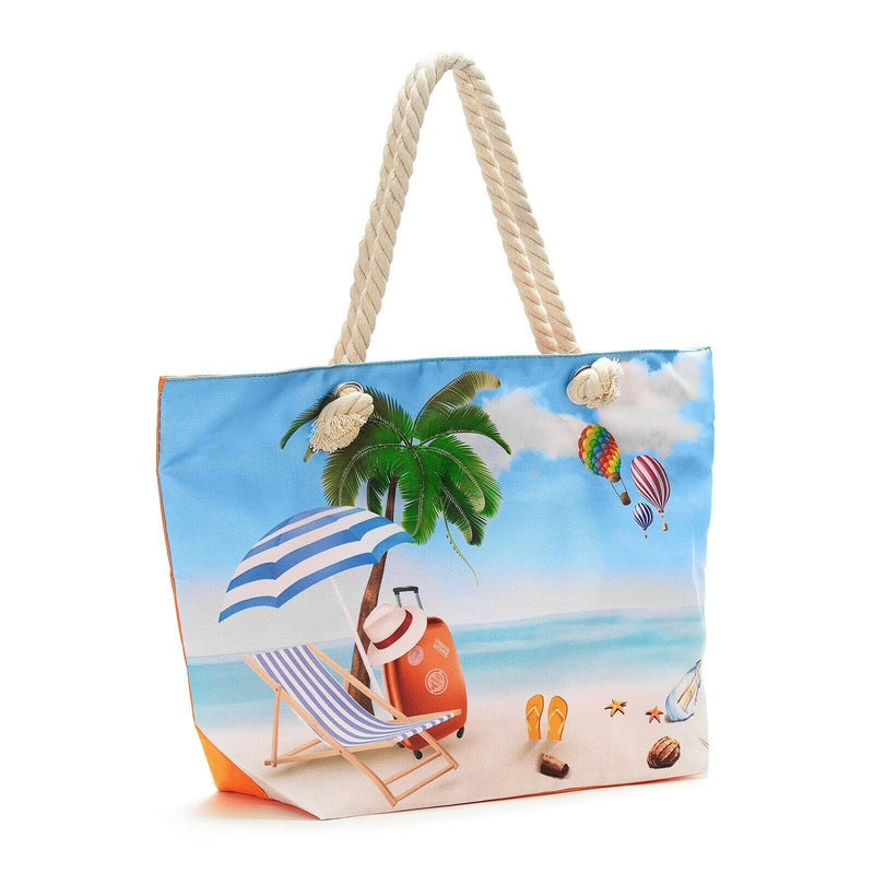 Beach Bag A with Zipper