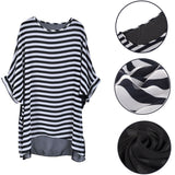 Summer Chiffon Stripe Cover Up