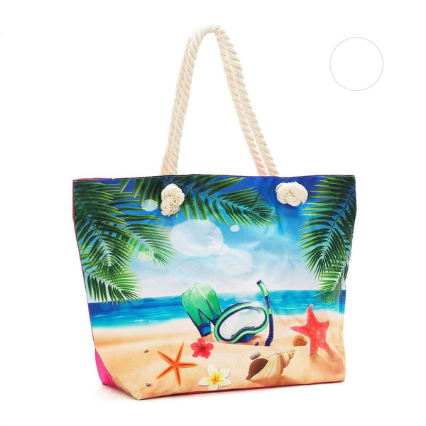 Beach Bag E with Zipper