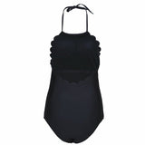 Scalloped Backless Monokini