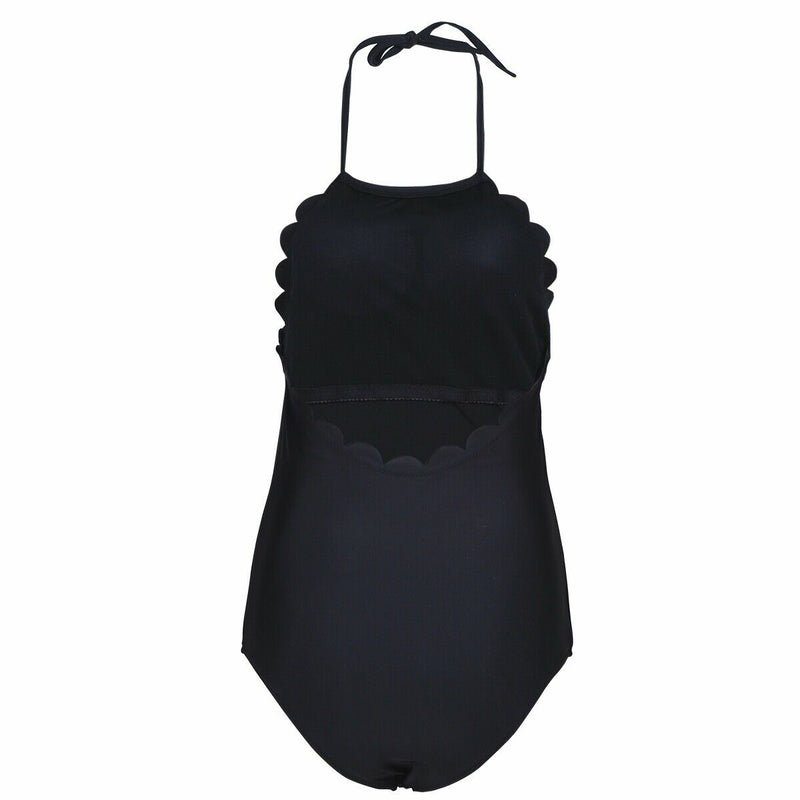 Scalloped Backless Monokini