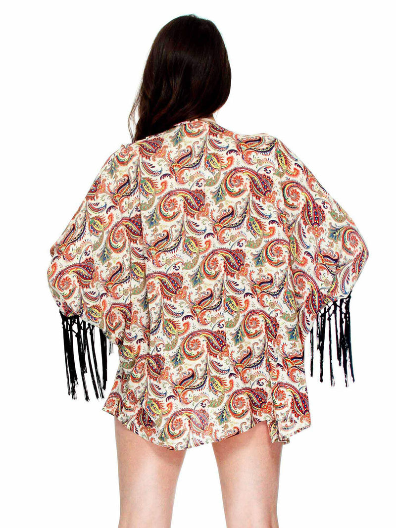 Paisley Cardigan Cover Up