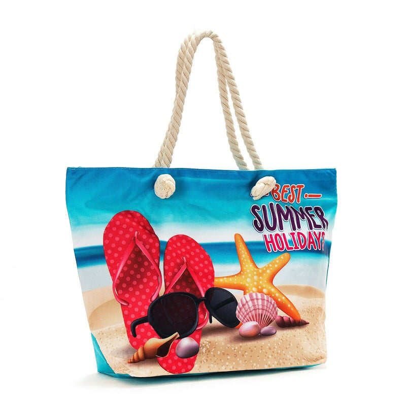 Beach Bag F with Zipper