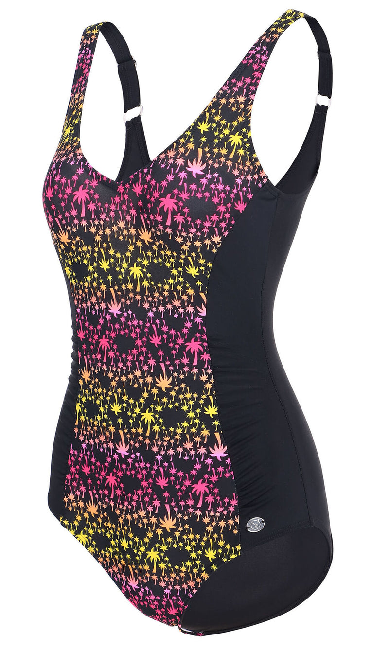 Printed Pink/Yellow Monokini