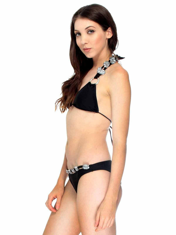 Bandage Black Bikini Set