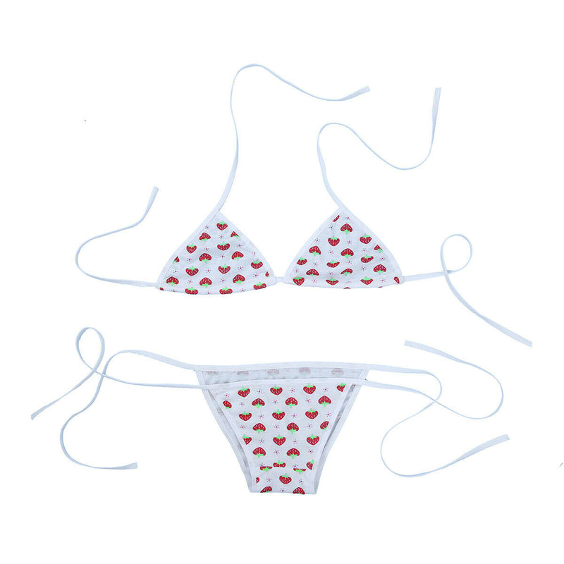 Micro Strawberry Bikini Set