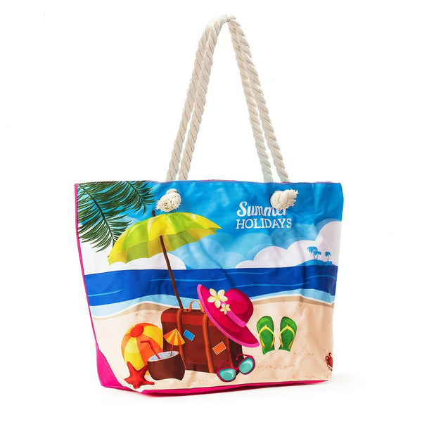 Beach Bag Eagle with Zipper