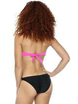 Bandage Pink/Black Bikini