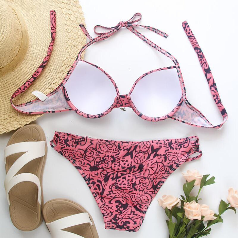 Pink Pushup Swimsuit