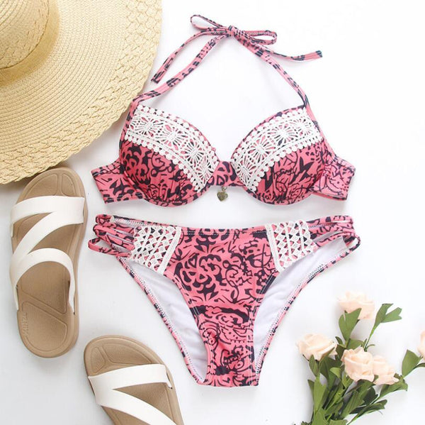 Pink Pushup Swimsuit